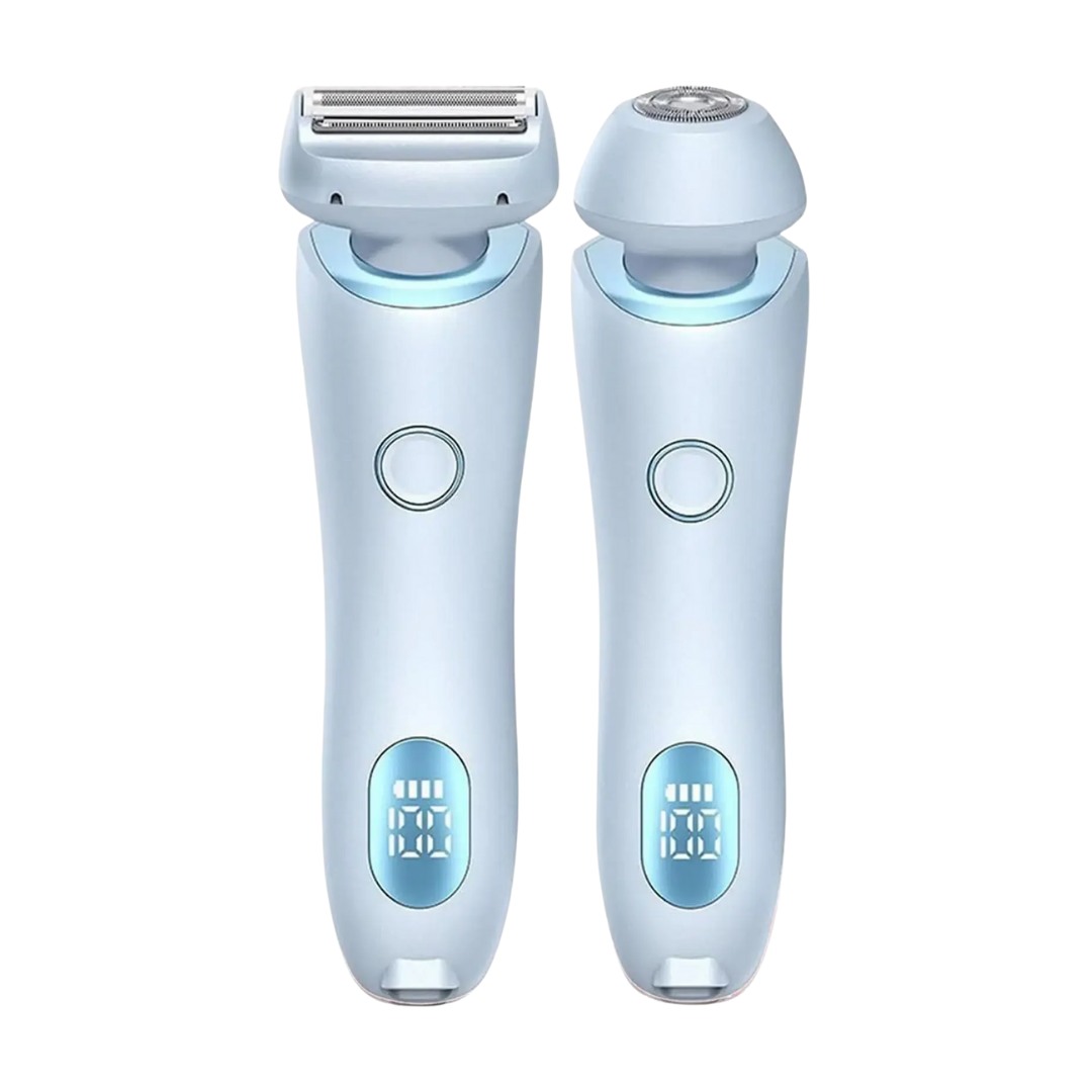 Aparat de ras electric Albastru pentru femei 2 in 1