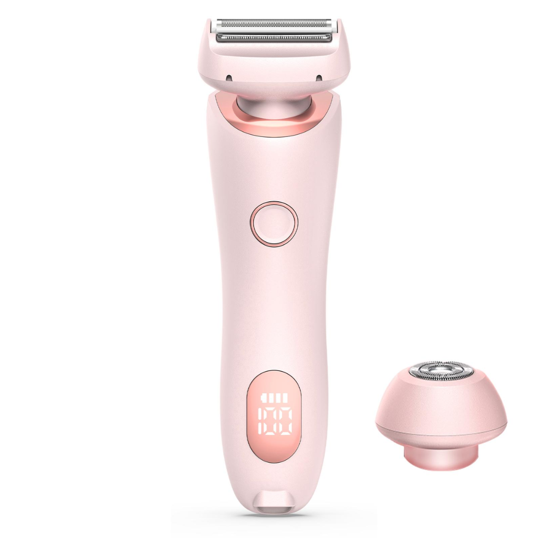Aparat de ras electric Roz pentru femei 2 in 1