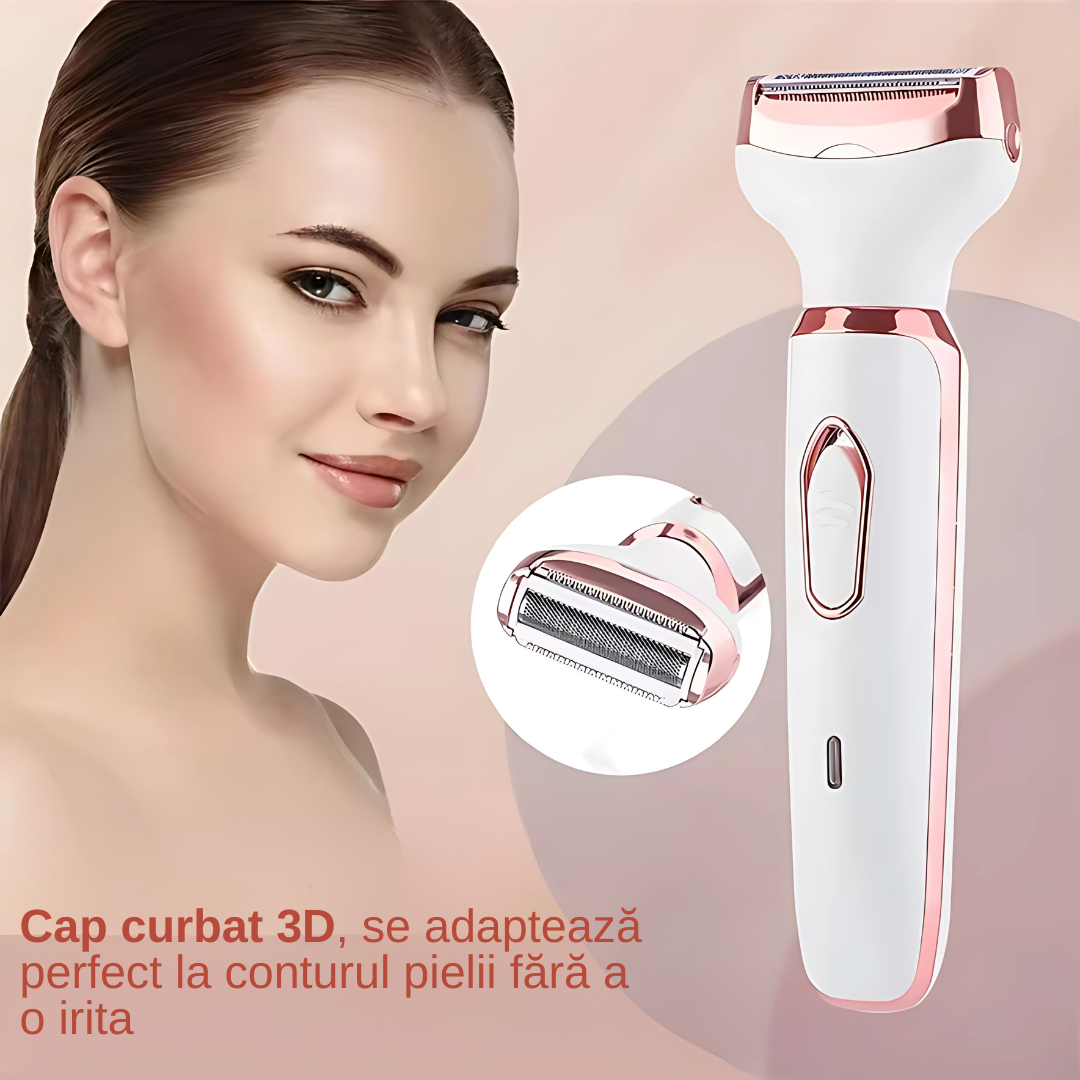 Aparat de ras electric Alb-Roz pentru femei 4 in 1 - imagine 7