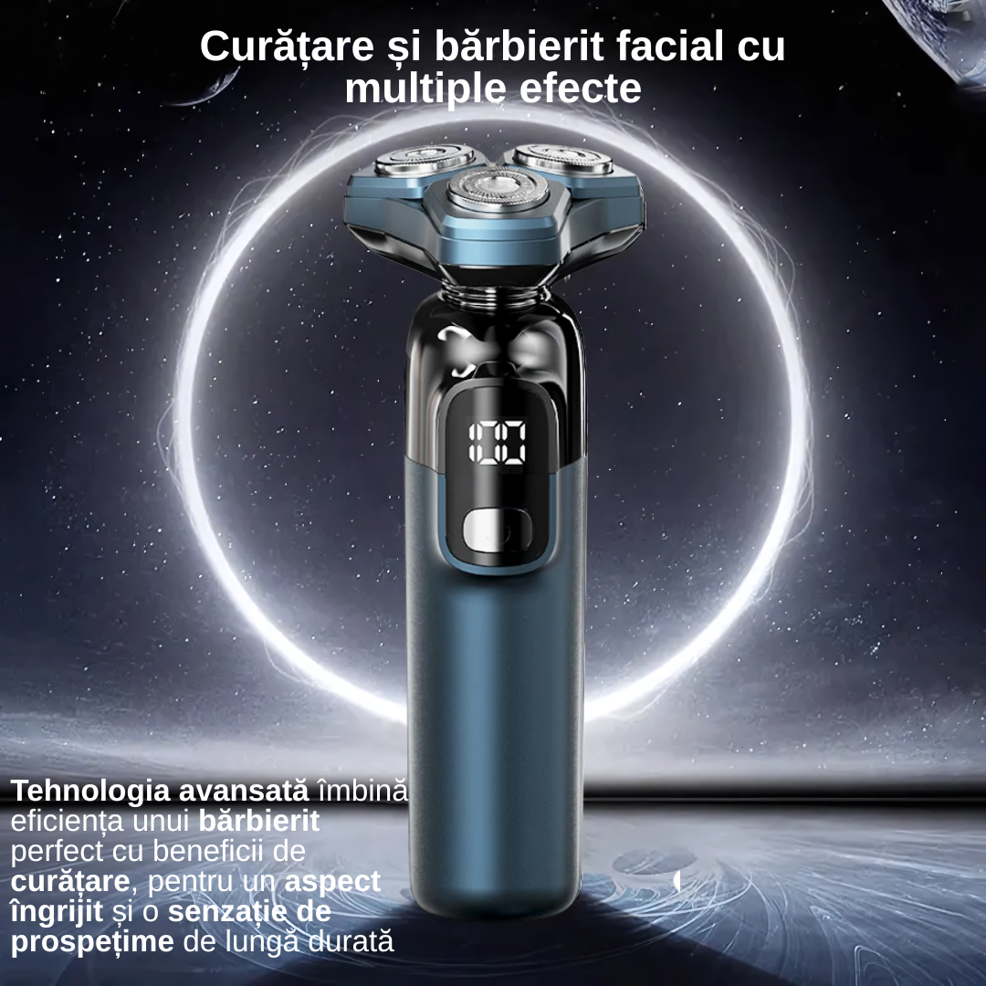 Aparat de ras profesional albastru pentru barbati - imagine 7
