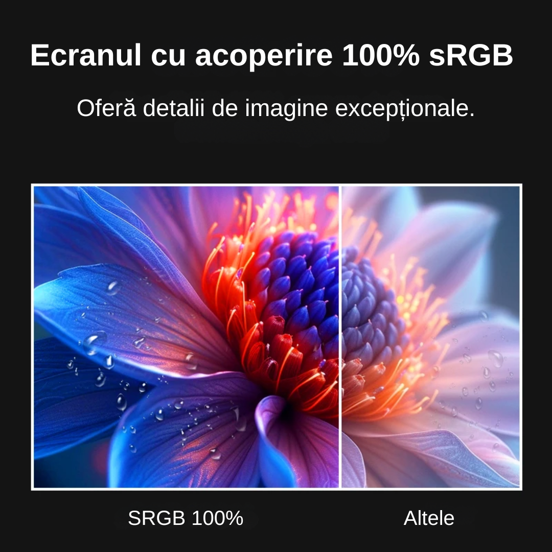 Extensie 2 ecrane pentru laptop, 2*16 inch, full HD, IPS, sRGB 100%, 2560*1600, USB Type-C/USB TypeA/HDMI, compatibilitate multipla, design portabil, reglabil, geanta cadou, gri - imagine 7