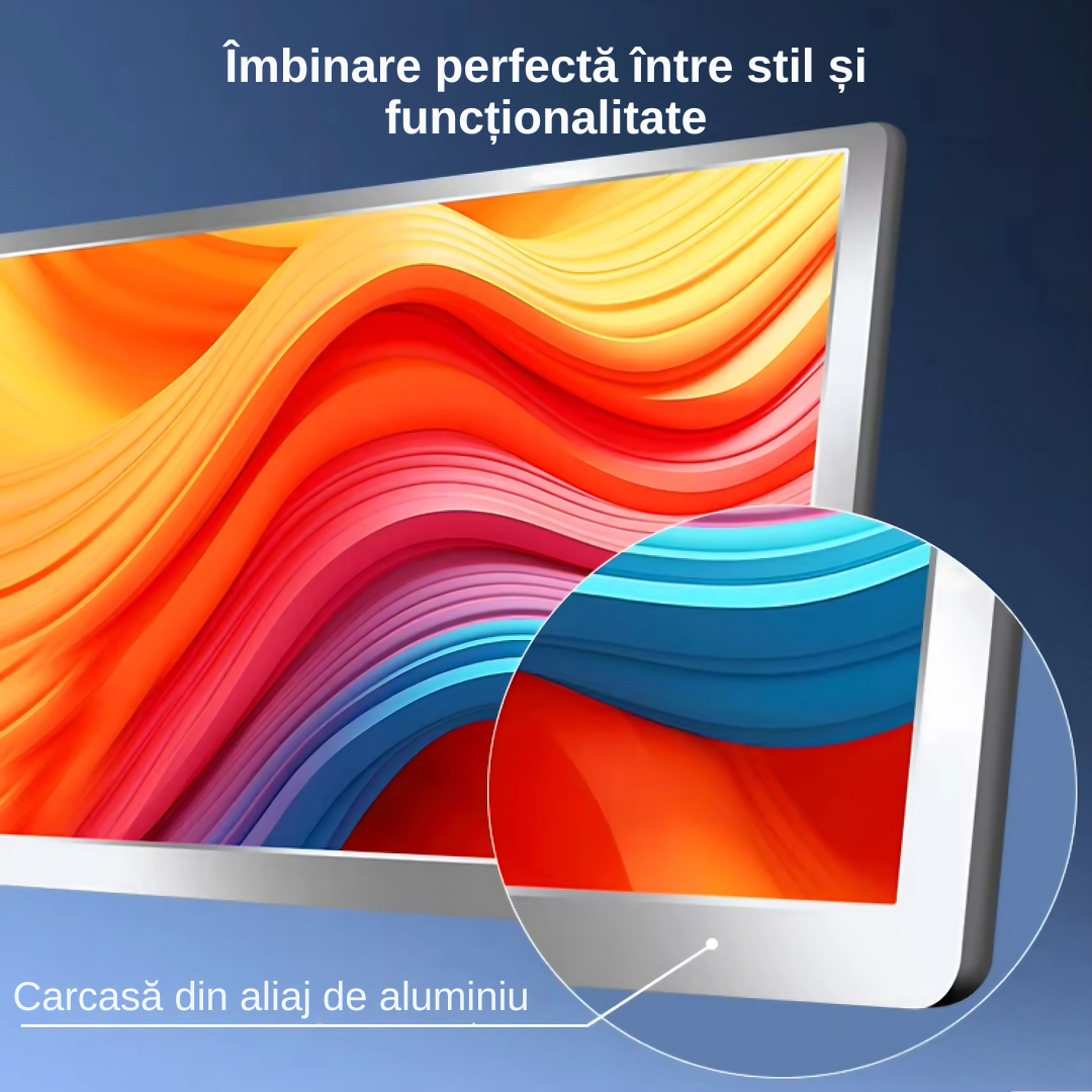 Extensie 3 ecrane pentru laptop, 3*16 inch, full HD, IPS, sRGB 100%, 1920*1200, USB Type-C/USB Type-A, compatibilitate multipla, design portabil, reglabil, geanta cadou, gri - imagine 6